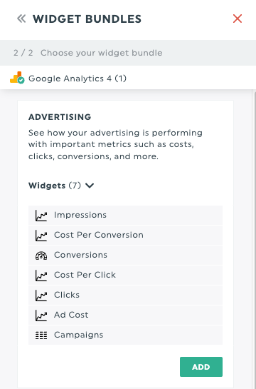 How to use widget bundles